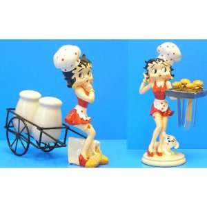   Salt and pepper in cart or Betty with cheese spreader Kitchen
