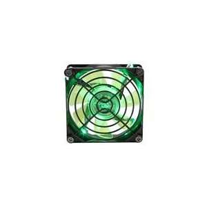  APEVIA CF8SL BGN Green LED Case Fan w/Grill Electronics