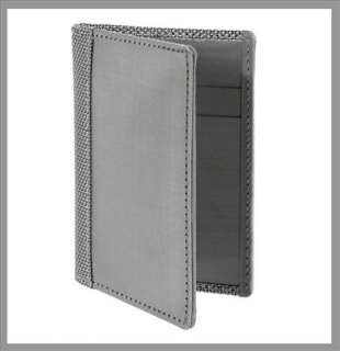 New Stewart / Stand Stainless Steel Driving Wallet w/ ID Window Color 