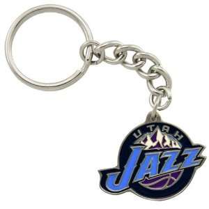  Utah Jazz Pewter Primary Logo Keychain