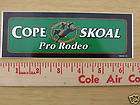 copenhagen skoal pro rodeo 6 5inch rectangle decal 