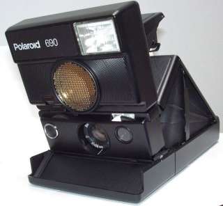 Polaroid 690 (SLR 690). Clean. Unusual Serial Number.  
