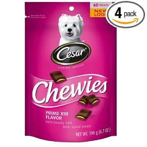CESAR® Chewies Prime Rib Flavor Dog Treat (Pack of 4)  