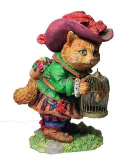 Evelyn Gathings Collectible Victorian Cats Prince Charles Statue 