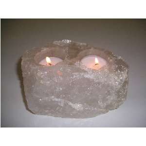  Dream Lights Crystal Quartz Candle with 2 Holes