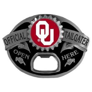 Oklahoma Sooners NCAA Bottle Opener Tailgater Belt Buckle:  