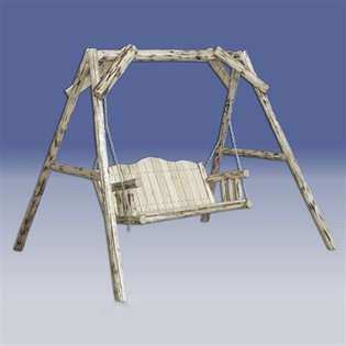 Montana Woodworks MWLSV Montana Lawn Porch Swing with Grade Oil 