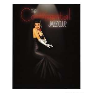  Continental Jazz Club by Ralph Burch 18x22