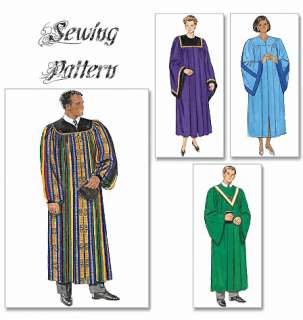 Butterick 5626   Unisex Church / Choir Robe Pattern o/s  