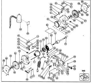BLACK & DECKER Bench grinder Grinder Parts  Model 9407TY1 