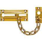 National Solid Brass Chain Door Guard Security Lock