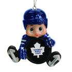  NHL Toronto Maple Leafs Little Guy Hockey Player Christmas Ornaments