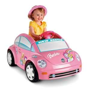   Battery Powered Pink Barbie Beetle Volkswagen Riding Toy Girls New
