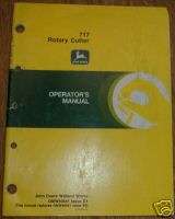 John Deere 717 Rotary Cutter Manual Mower %  