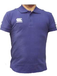 Canterbury Rugby CCC Waimak Polo Classic New Mens Royal Blue  