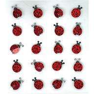 JOLEES BOUTIQUE SCRAPBOOK LADY BUGS REPEAT 20 PIECE STICKERS  