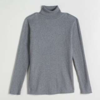 Womens Ribbed Turtleneck Sweaters    Plus Rib Knit 