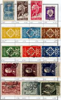 PORTUGAL Collection 598 Different Stamps 1867/1997  