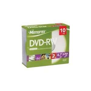  Memorex 2x DVD RW Media Electronics