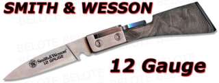 Smith & Wesson 12 Gauge Folder Camo Stock +Pouch SW12GC  