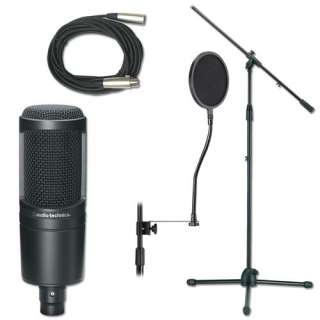 Professional Studio Mic Stand And Cable Package Mic Stand Package 