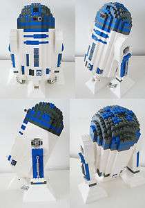 Lego Custom Star Wars R2 D2 Over 1 Foot Tall 1000+pcs  