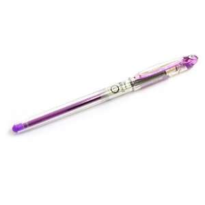  Pentel Slicci Gel Ink Pen   0.3 mm   Purple Ink Office 