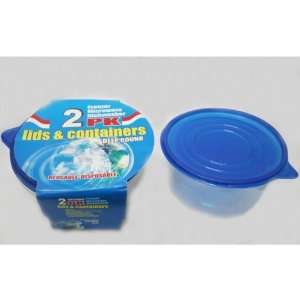  Food Container 48 oz ,2 Pack, round Case Pack 48 