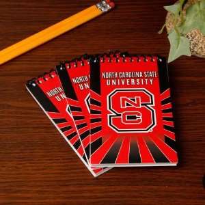   North Carolina State Wolfpack 3 Pack 3 x 5 Team Memo Pads Office