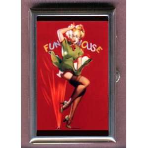  PIN UP GIRL FUNHOUSE CARNIVAL Coin, Mint or Pill Box Made 