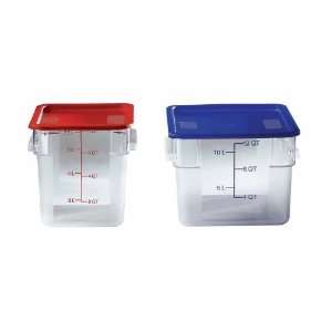  Square polycarbonate container with handles, 4 quart 