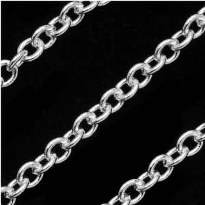   Plated 2.5mm x 3mm Cable Chain   By The Foot Arts, Crafts & Sewing