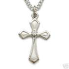 ee vintage flair cubicz 925 sterling silver cross necklace engraving