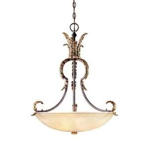  Parisian Collection Hanging Globed Light Fixture In French 