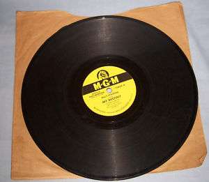 BILLY ECKSTINE , My Destiny / Roses, M G M 78 rpm  