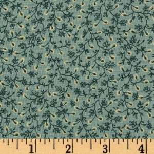  44 Wide Nottingham Village Branches Blue Fabric By The 