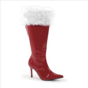   127X Red Pat Faux Fur Wide Width Boot 3.75 Inch Size 13 Toys & Games