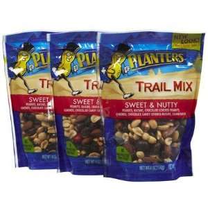  Planters Trail Mix, Sweet & Nut, 6 oz Bags, 3 ct (Quantity 