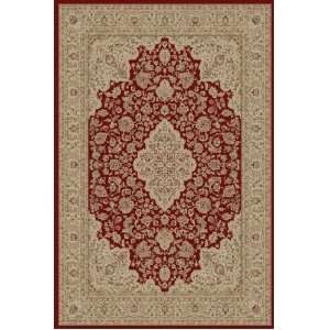  Universal Rugs 102600 Red 5x8 Area Rug, 5 Feet 3 Inch by 7 