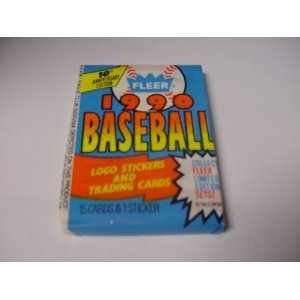  1990 Fleer Baseball Unopened wax packs 