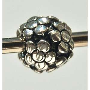   Pandora style triple coated sterling silver plate bead