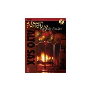   Family Christmas Around the Fireplace Alto Sax: Musical Instruments