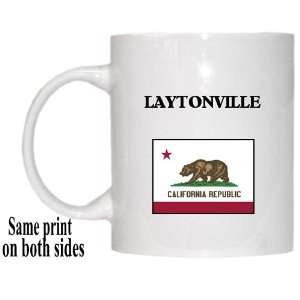    US State Flag   LAYTONVILLE, California (CA) Mug 