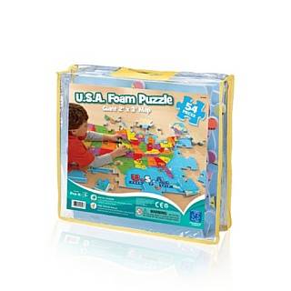  Mudpuppy Map of the USA Floor Puzzle Toys & Games