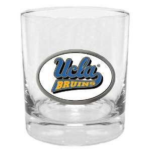 UCLA Team Logo Rocks Glass