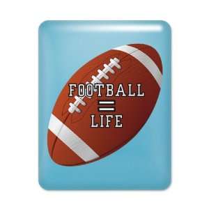  iPad Case Light Blue Football Equals Life 