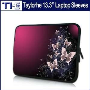   Laptop or Apple Macbook Sleeve pink butterflies Computers
