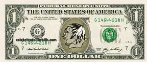 North Dakota Fighting Sioux COLLEGE DOLLAR BILL UNCIRCULATED MINT US 