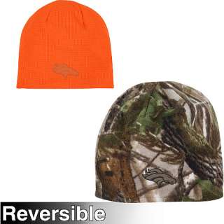 Denver Broncos Knit Hats Reebok Denver Broncos Realtree® Reversible 