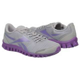 Athletics Reebok Womens RealFlex Optimal Grey/Purple/Grey Shoes 